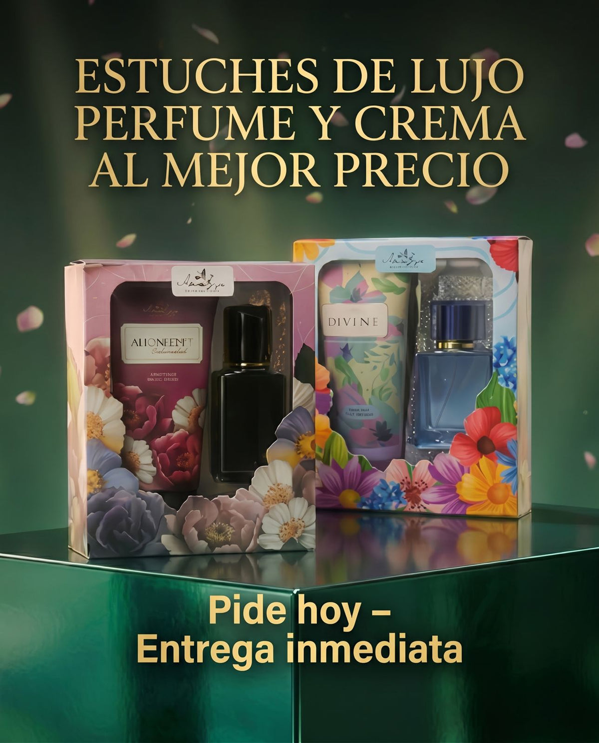 ESTUCHES DE LUJO PERFUME Y CREMA
